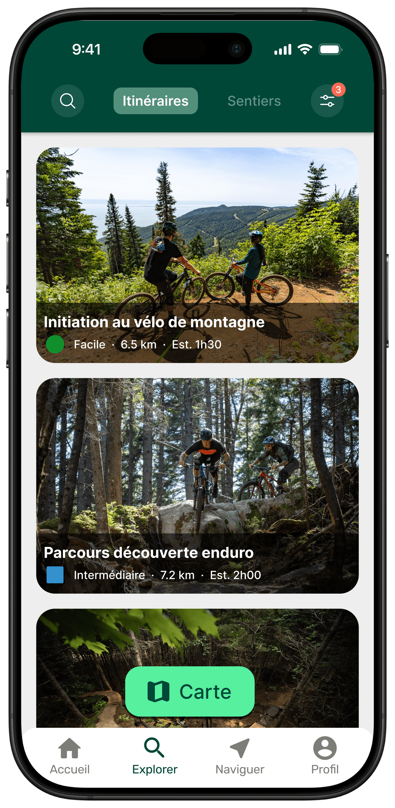 Sherpa app phone mockup